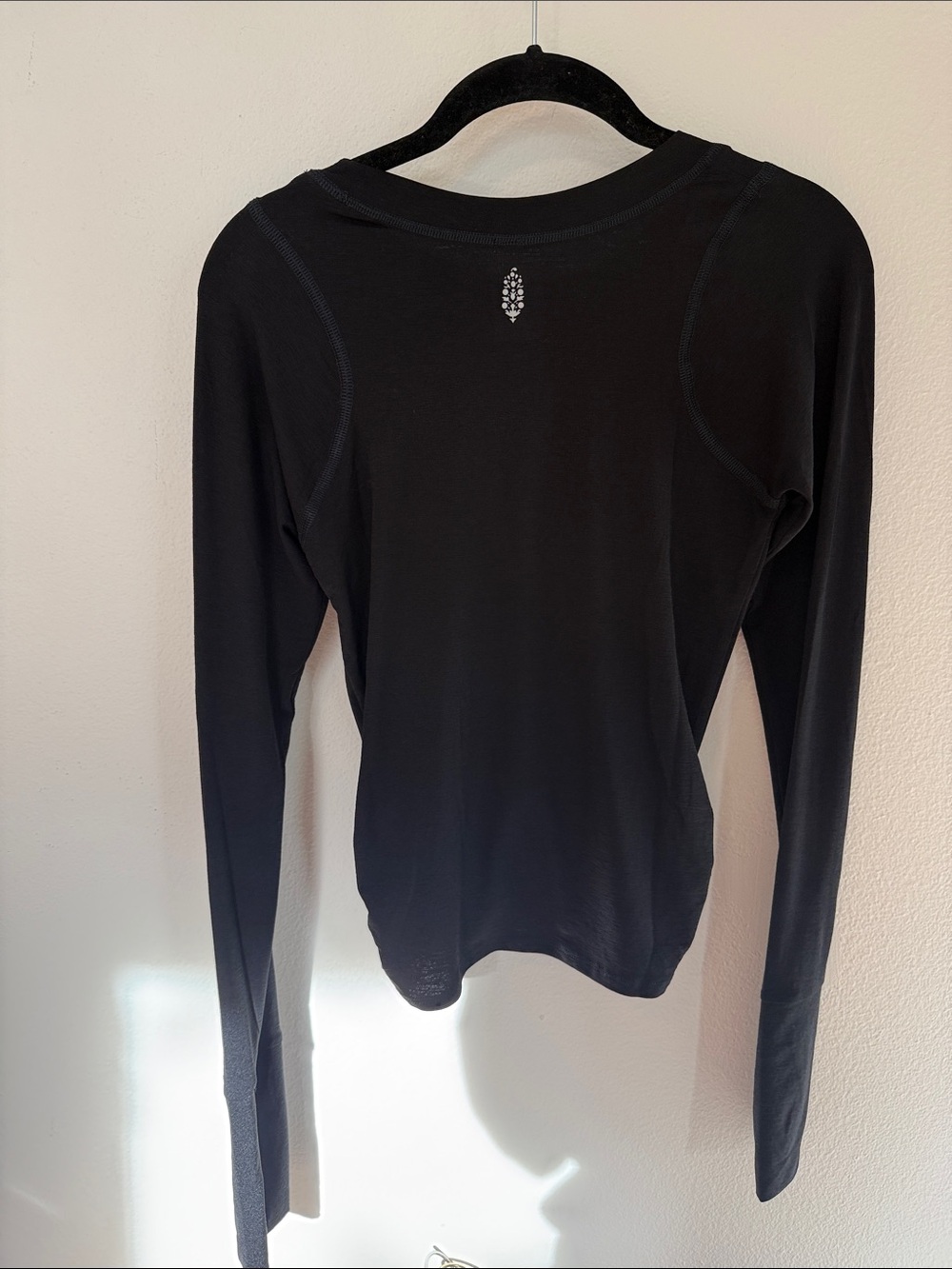 FP Movement by Free People Black Tempo Ruched Long-Sleeve Top - Picture 9 of 11
